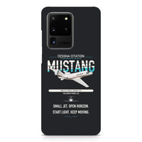 Thumbnail for Cessna Citation Mustang design on samsung case - black