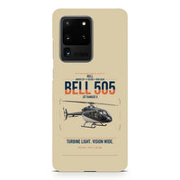 Thumbnail for Bell 505 Jet Ranger X design on samsung case - beige