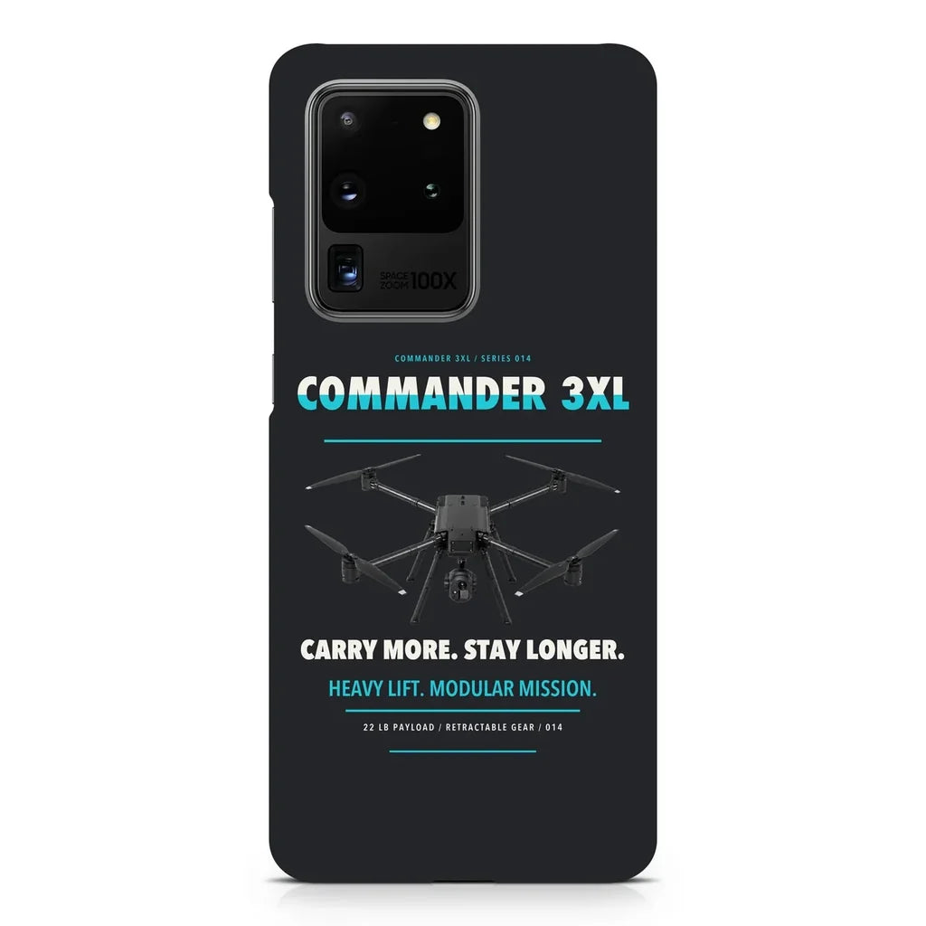 Draganfly Commander 3XL design on samsung case - black