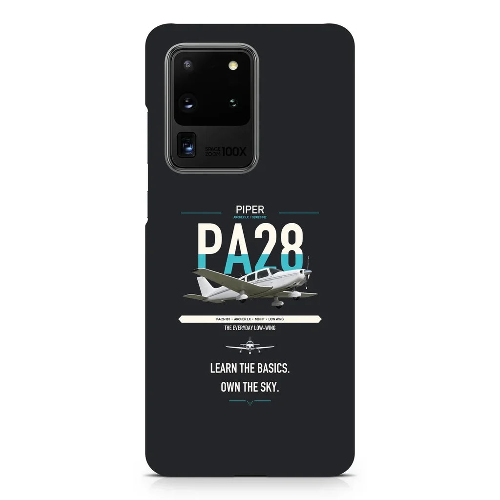 Piper PA-28-181 Archer LX design on samsung case - black