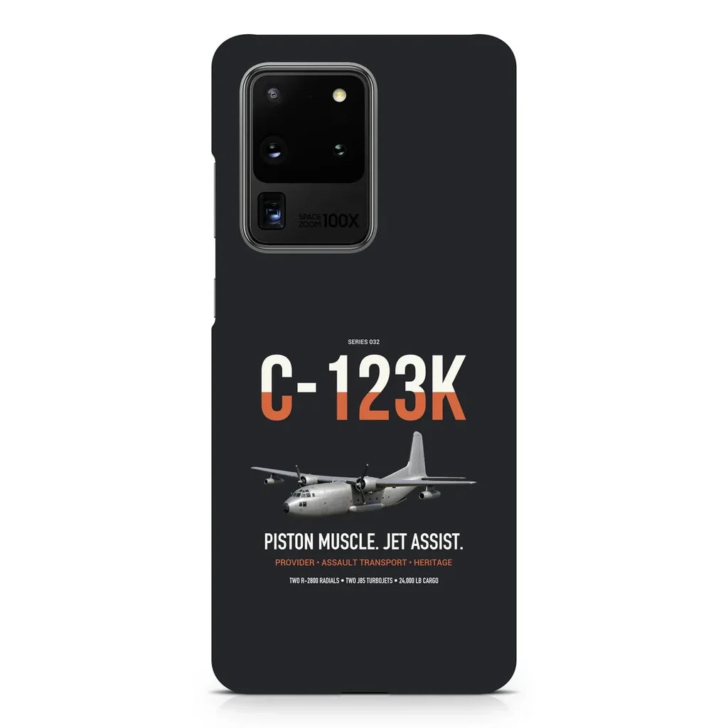 C-123K Provider design on samsung case - black