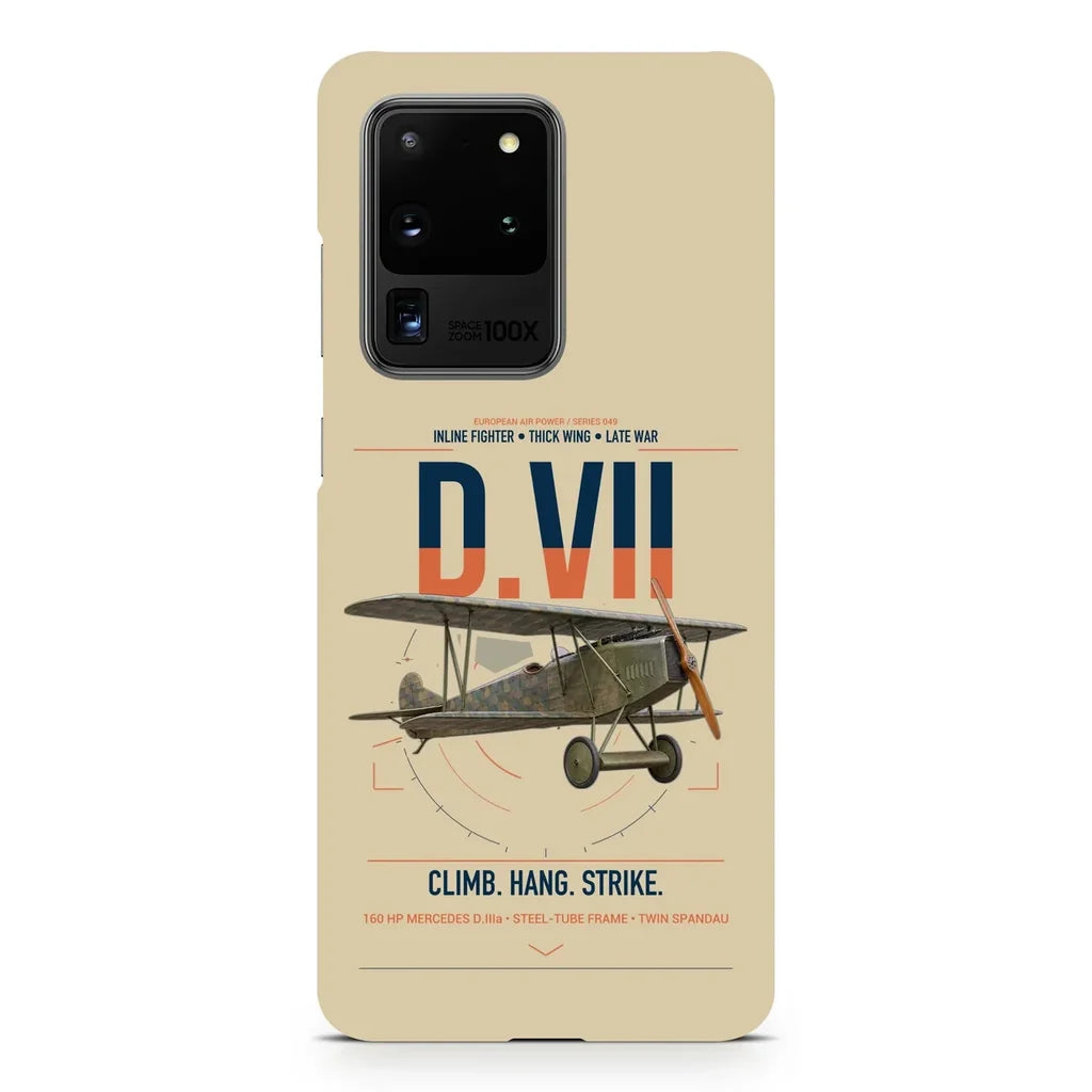 Fokker D.VII design on samsung case - beige