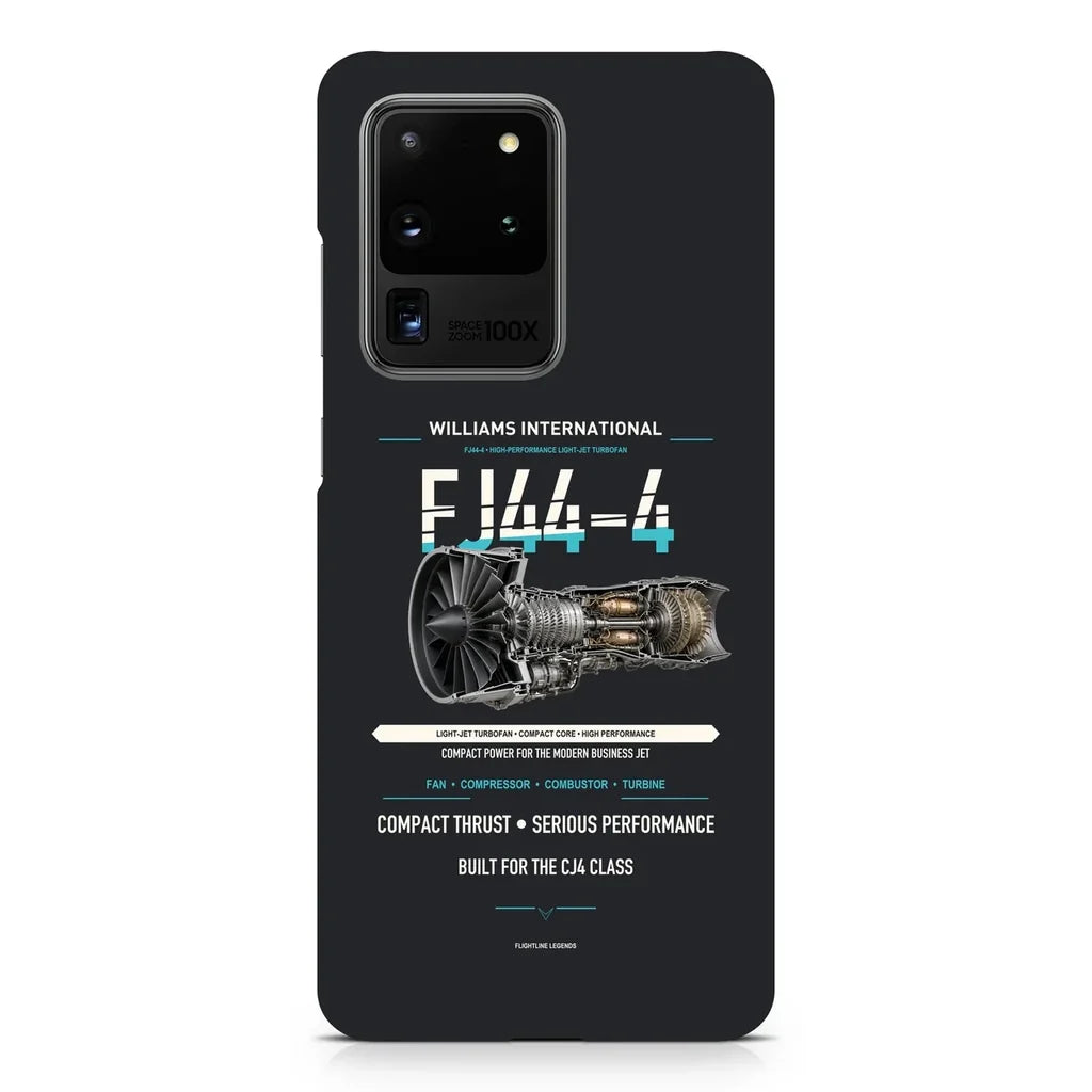 FJ44-4 design on samsung case - black
