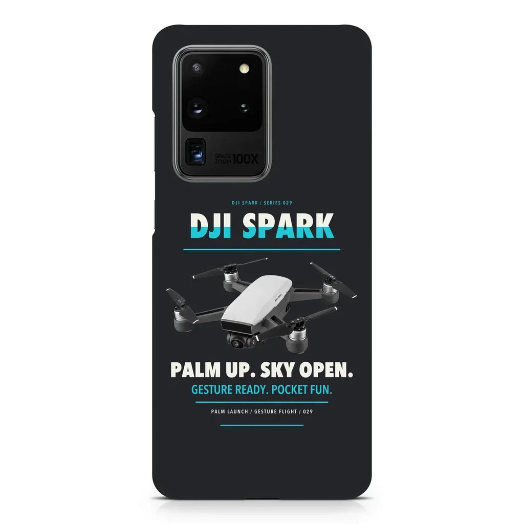 DJI Spark design on samsung case - black