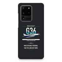 Thumbnail for Beechcraft Bonanza G36 design on samsung case - black