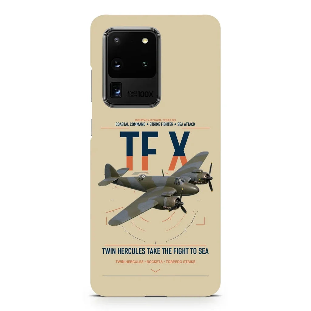 Bristol Beaufighter TF X design on samsung case - beige