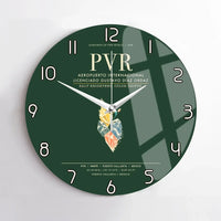 Thumbnail for Aeropuerto Internacional Licenciado Gustavo Diaz Ordaz PVR  Puerto Vallarta Wall-Clock No-Frame - Dark Green