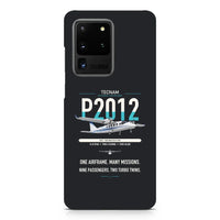 Thumbnail for Tecnam P2012 Traveller design on samsung case - black