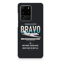 Thumbnail for Cessna Citation Bravo design on samsung case - black