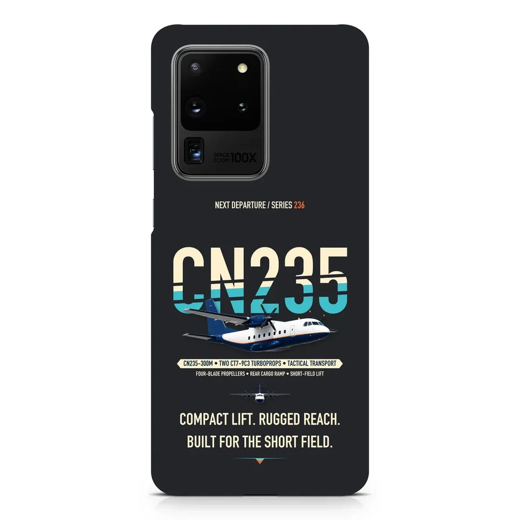 Airbus CN235-300M design on samsung case - black