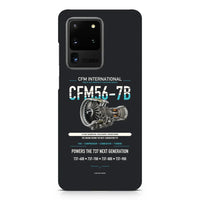 Thumbnail for CFM56-7B design on samsung case - black