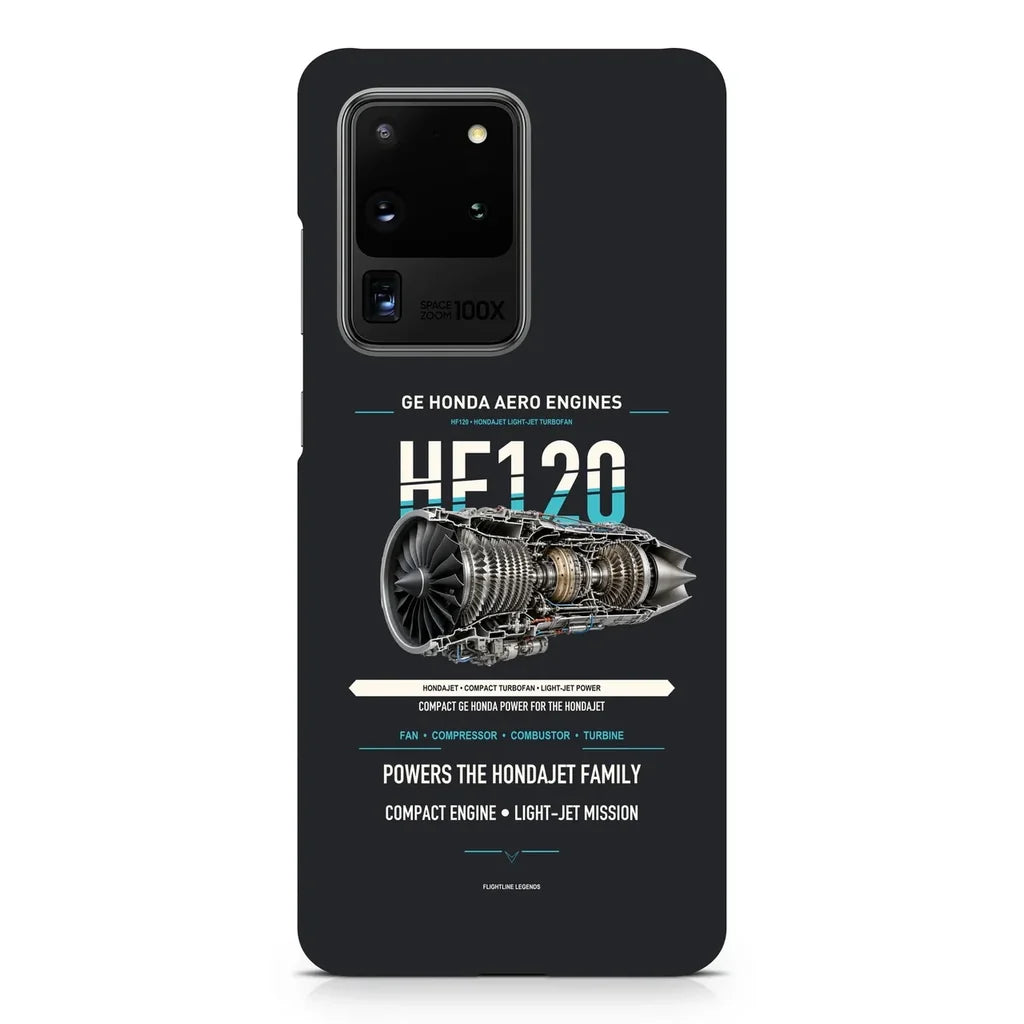HF120 design on samsung case - black