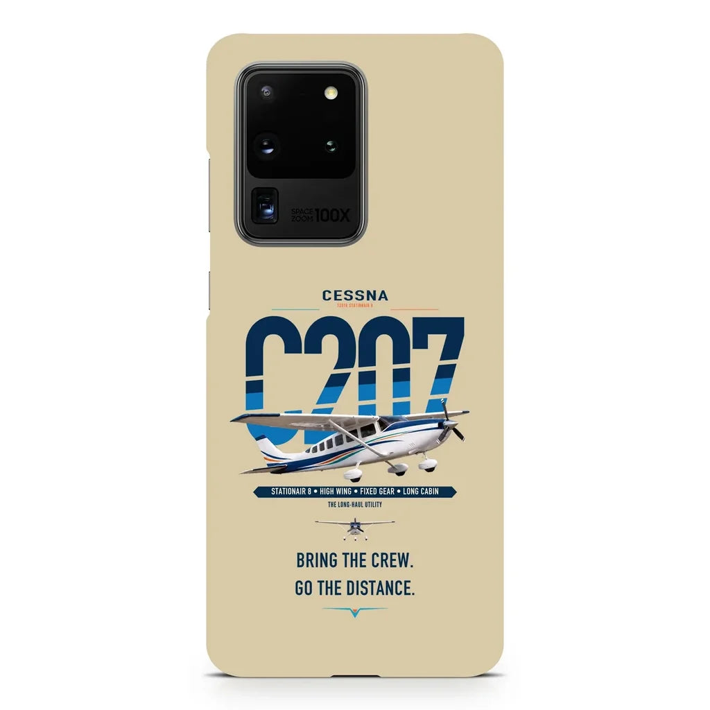 Cessna T207A Stationair 8 design on samsung case - beige
