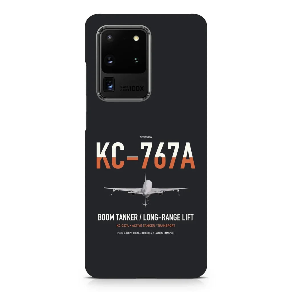 Boeing KC-767A design on samsung case - black