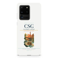 Thumbnail for Columbus Airport CSG design on samsung case - white