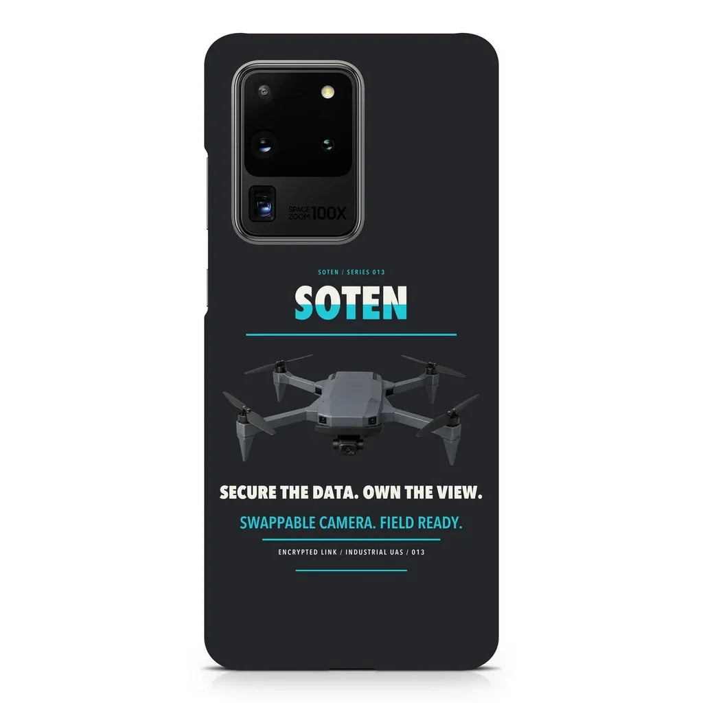 ACSL SOTEN design on samsung case - black