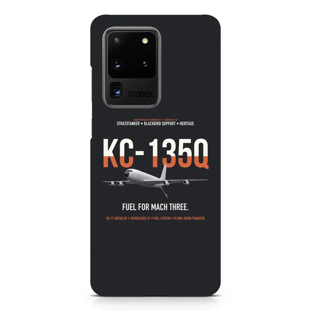 KC-135Q Blackbird Tanker design on samsung case - black