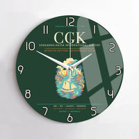 Thumbnail for Jakarta Soekarno-Hatta International Airport CGK Wall-Clock No-Frame - Dark Green