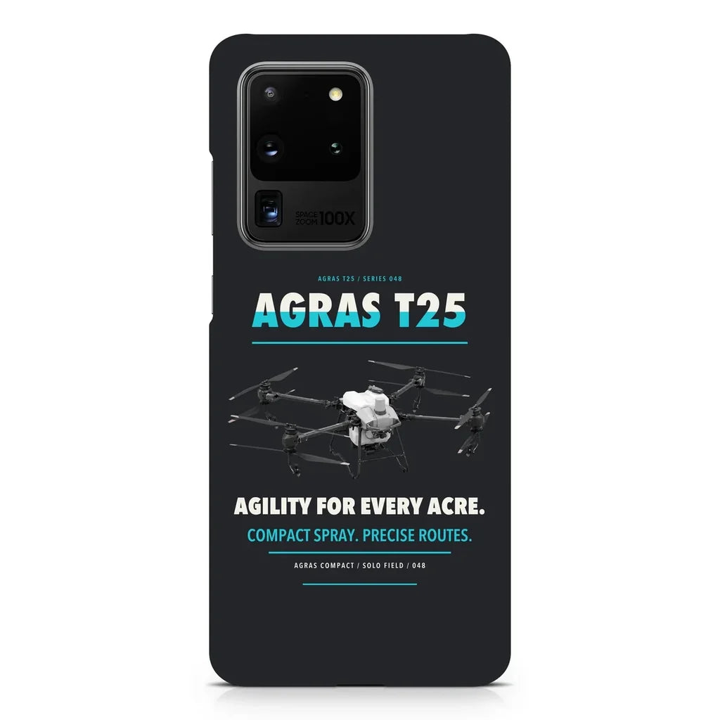 DJI Agras T25 design on samsung case - black