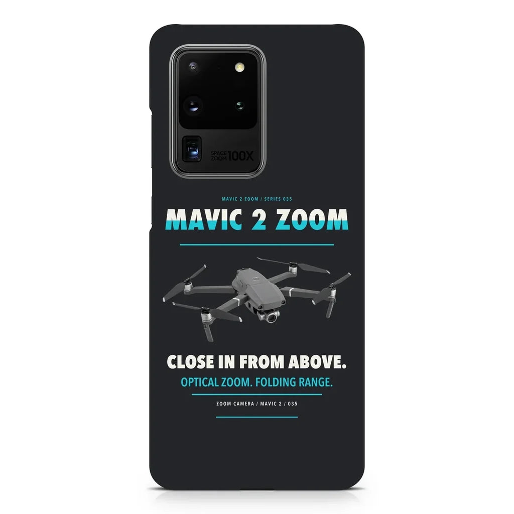 DJI Mavic 2 Zoom design on samsung case - black