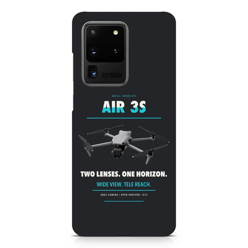 DJI Air 3S design on samsung case - black