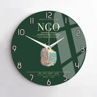 Thumbnail for Central Japan International Airport NGO Wall-Clock No-Frame - Dark Green