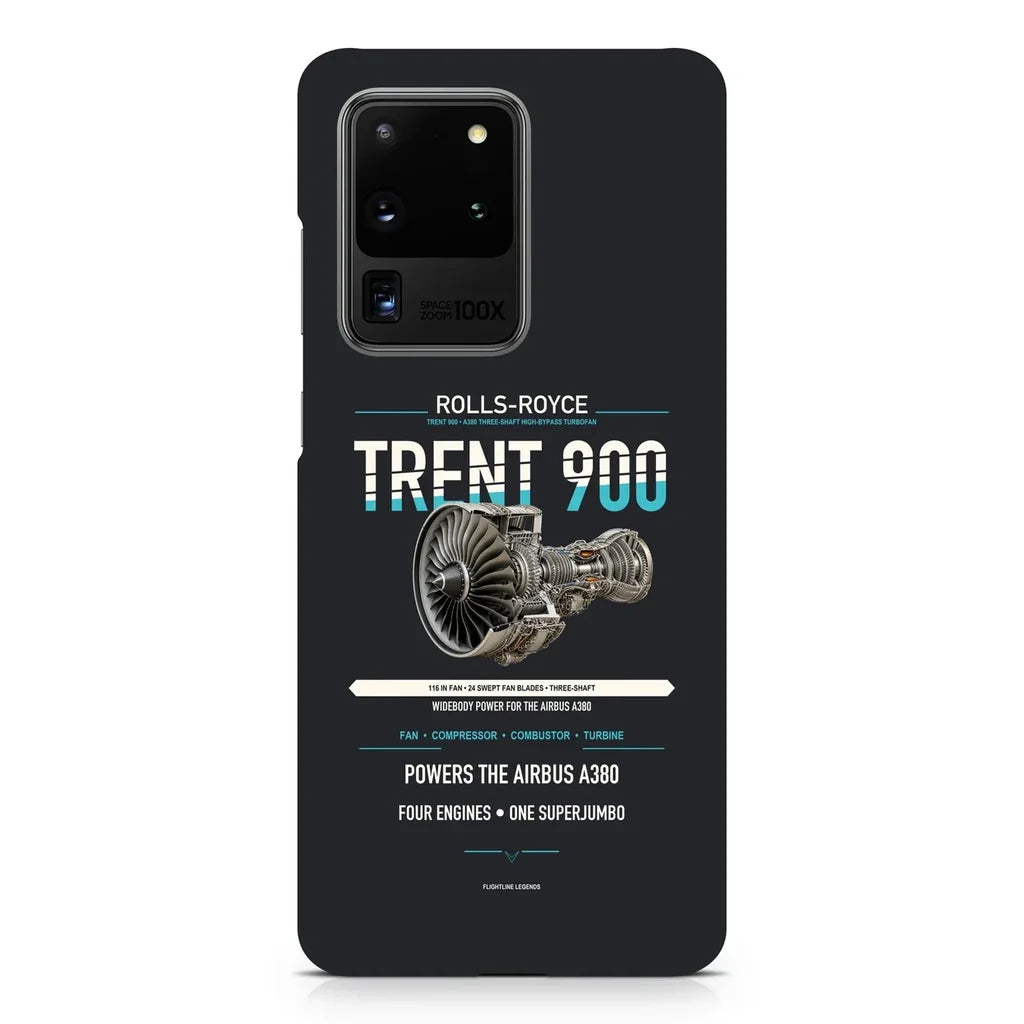 TRENT 900 design on samsung case - black