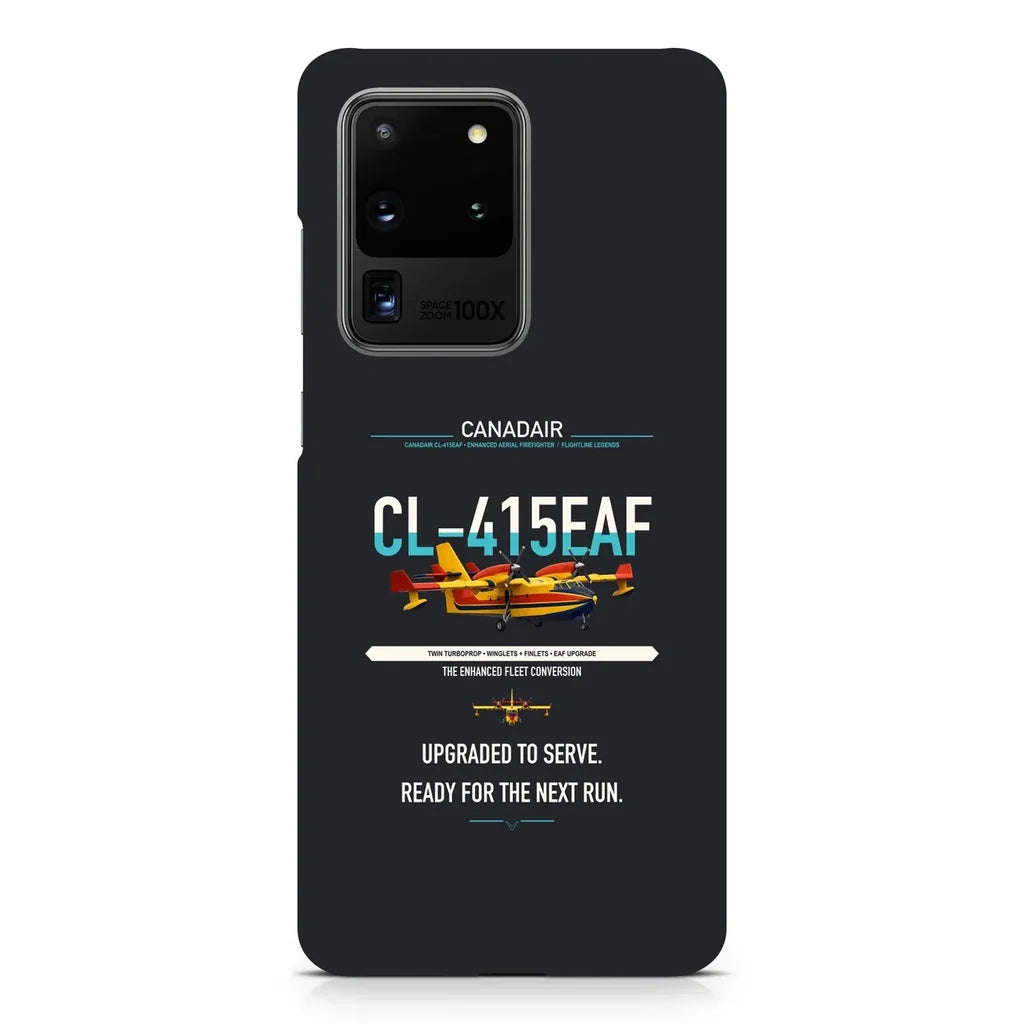 Canadair CL-415EAF design on samsung case - black