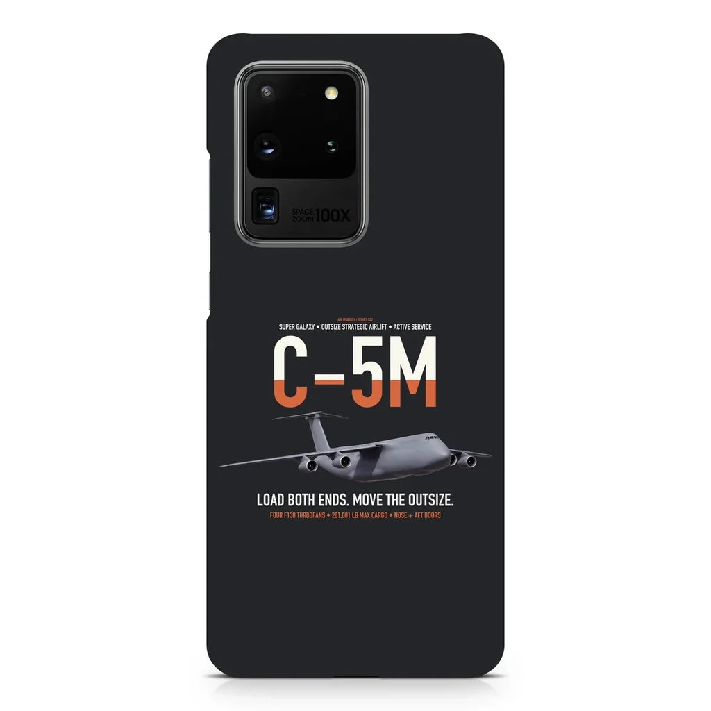 C-5M Super Galaxy design on samsung case - black