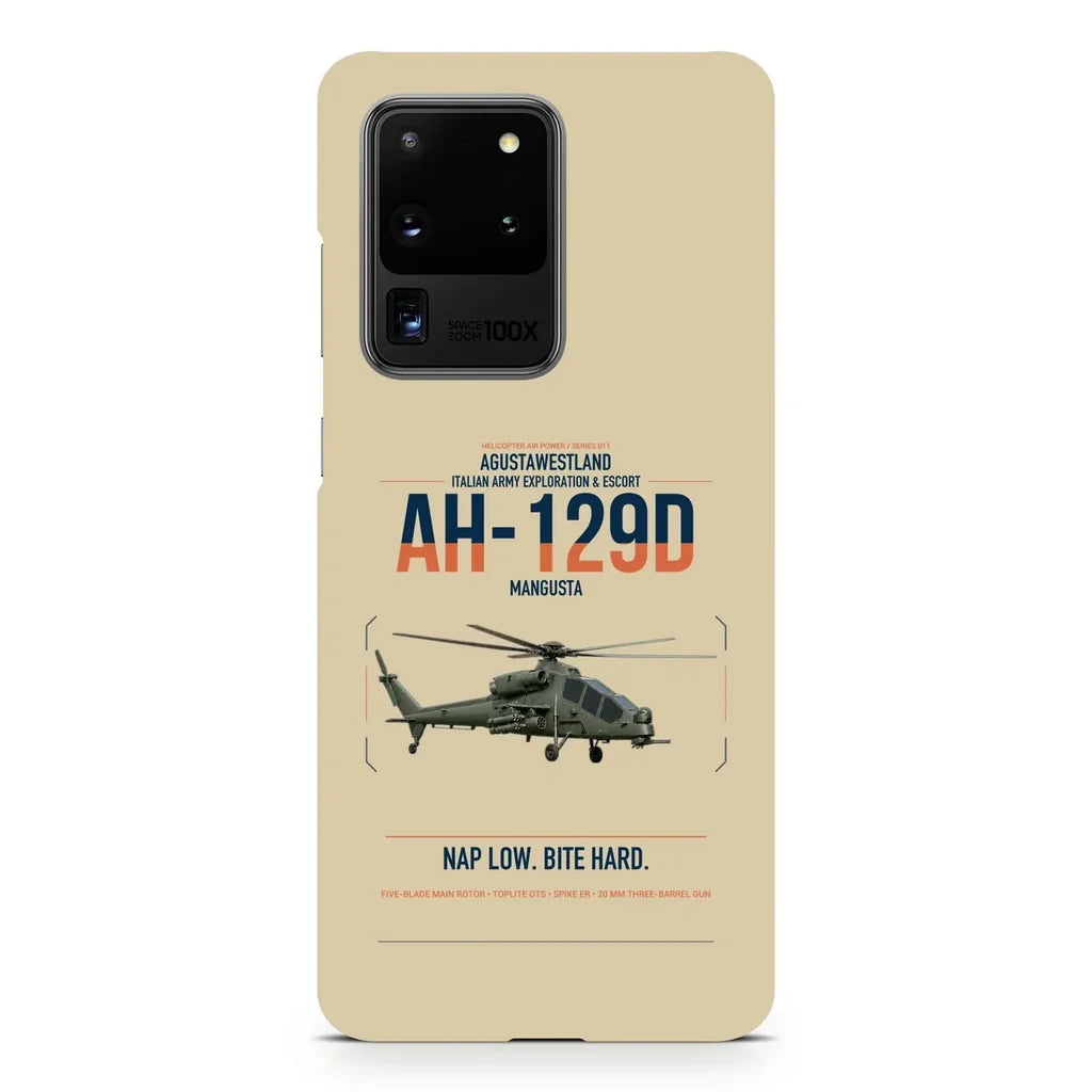 AgustaWestland AH-129D Mangusta design on samsung case - beige