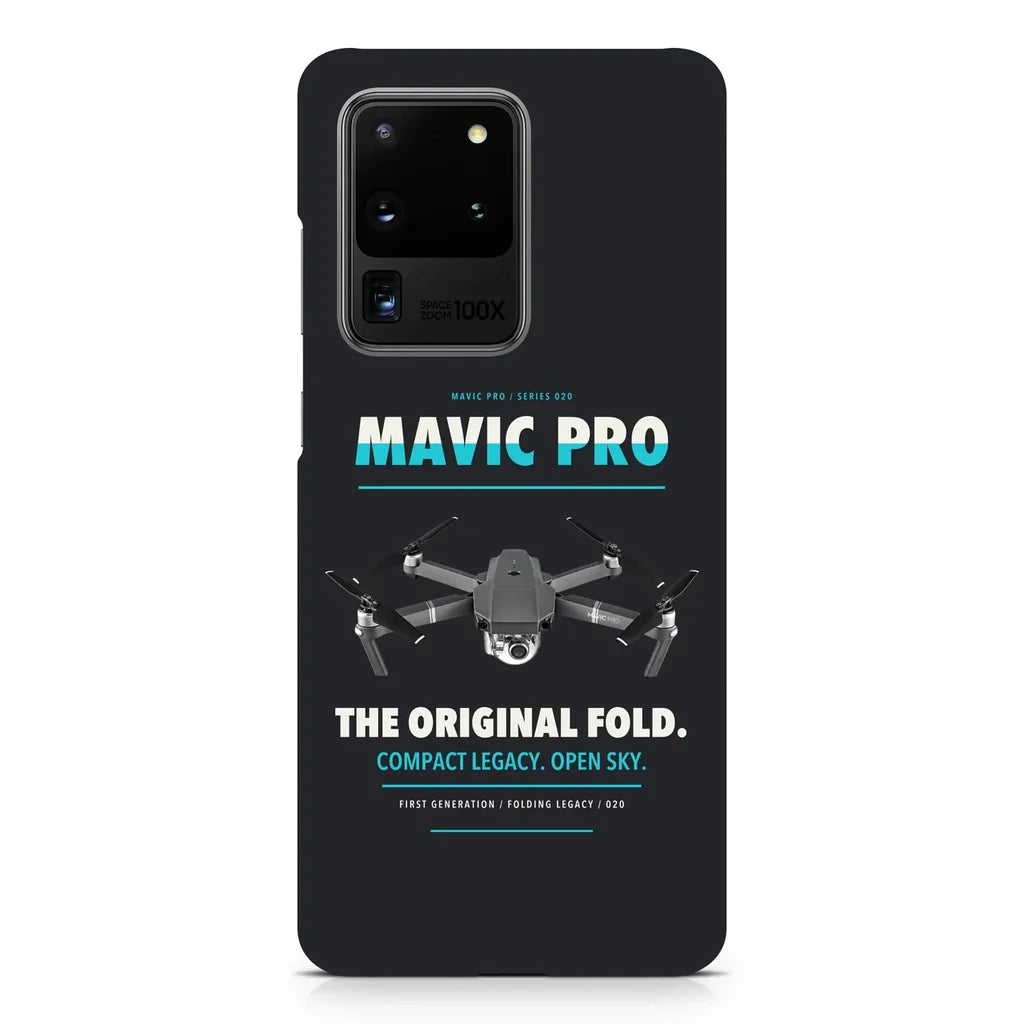 DJI Mavic Pro design on samsung case - black