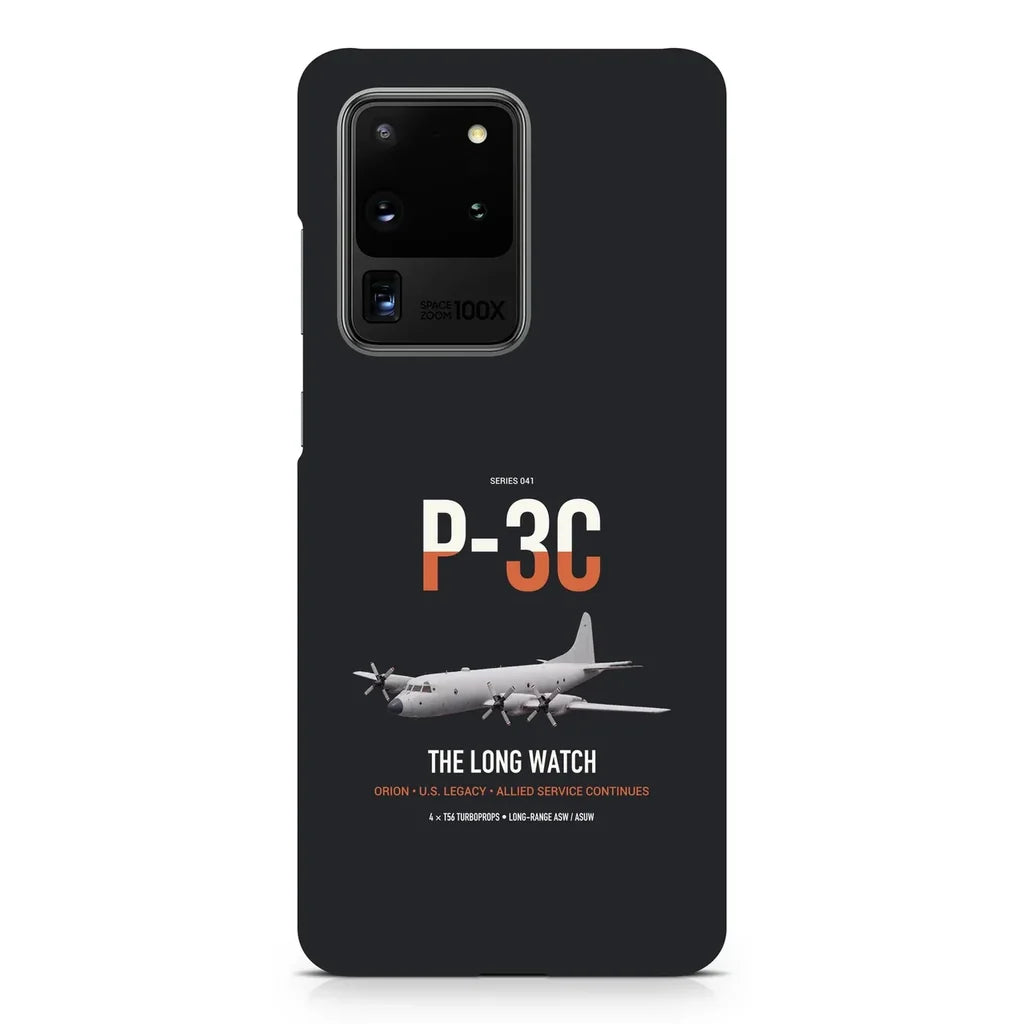 P-3C Orion design on samsung case - black