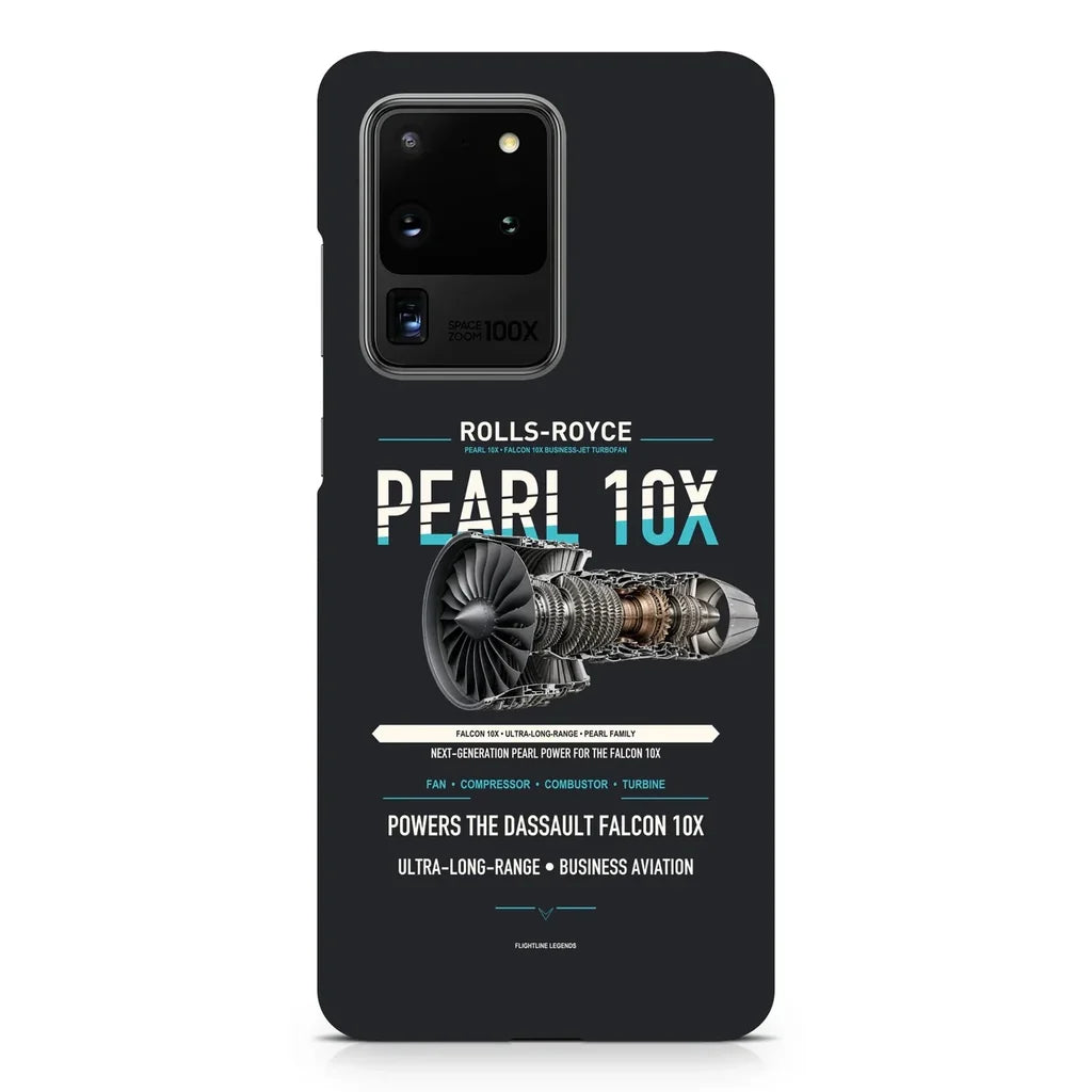 PEARL 10X design on samsung case - black