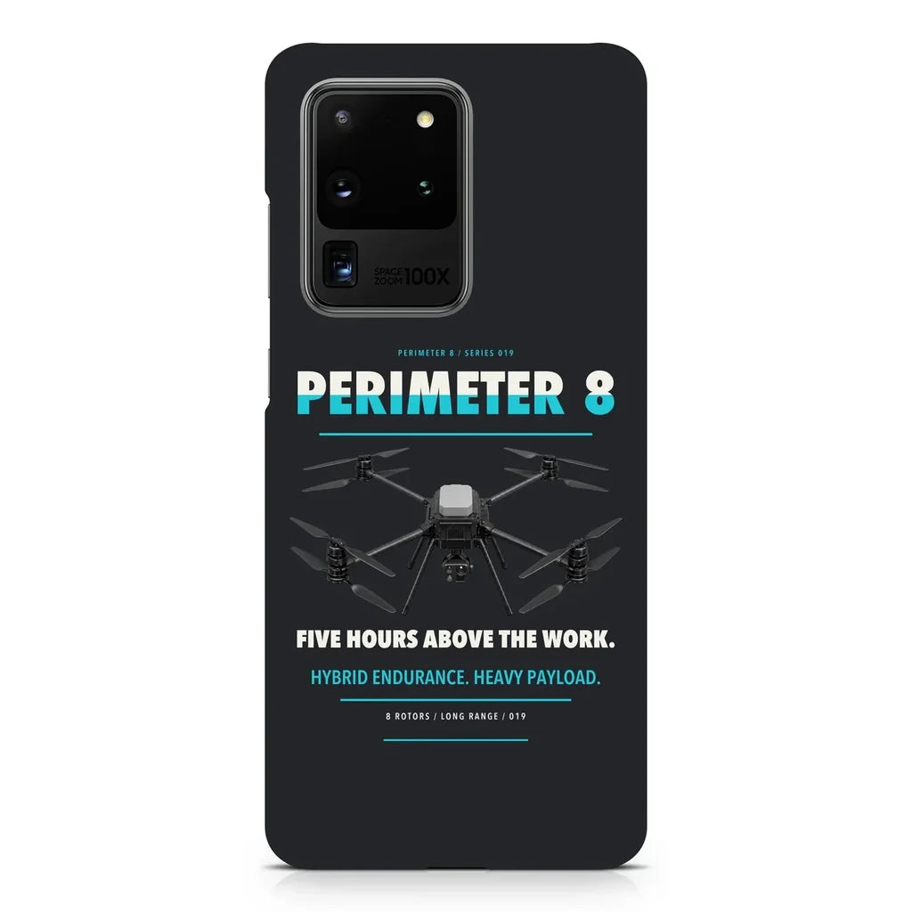 Skyfront Perimeter 8 design on samsung case - black
