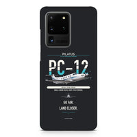 Thumbnail for PC-12 PRO design on samsung case - black