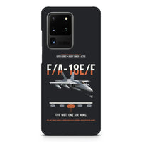 Thumbnail for F A-18E F Buddy Tanker design on samsung case - black