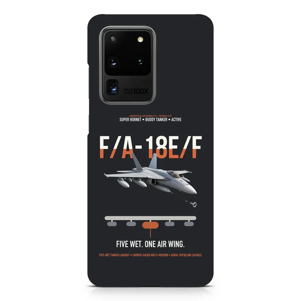 F A-18E F Buddy Tanker design on samsung case - black