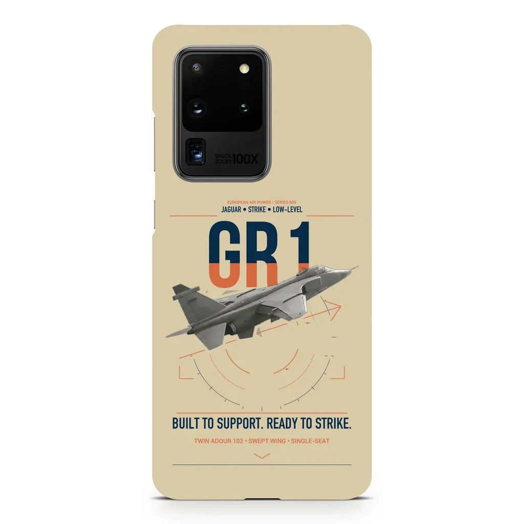 SEPECAT Jaguar GR1 design on samsung case - beige