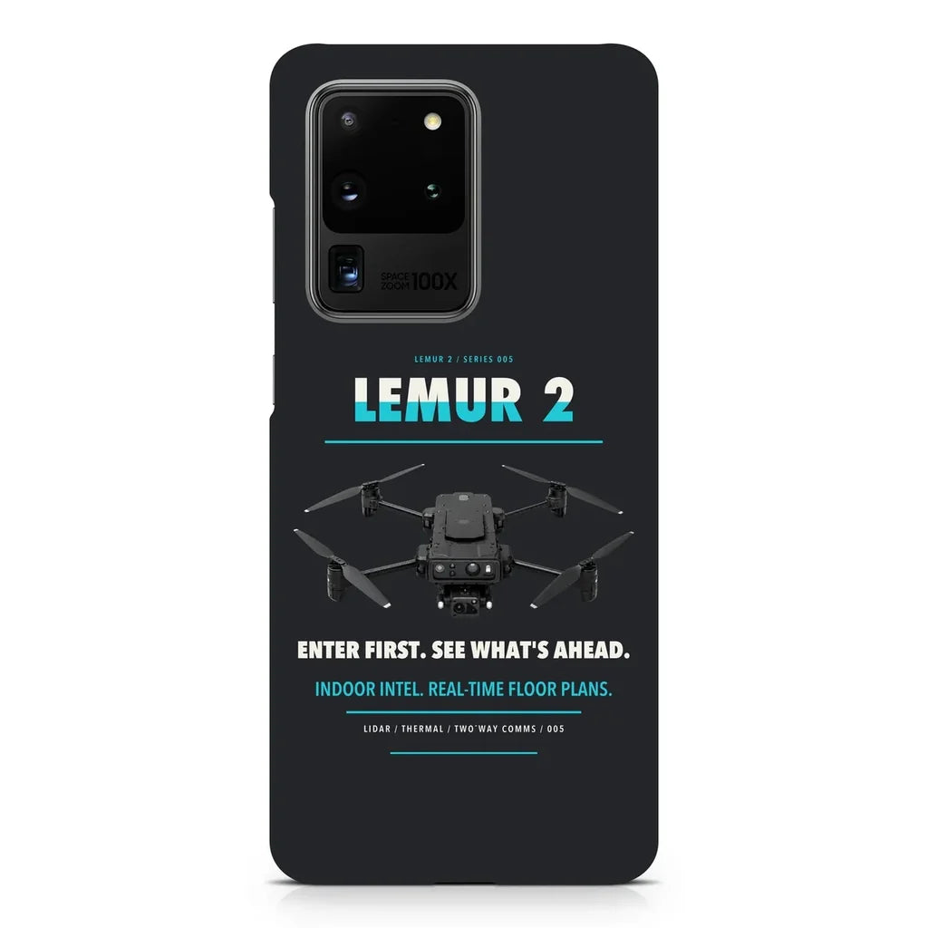 BRINC LEMUR 2 design on samsung case - black