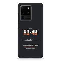 Thumbnail for RQ-4B Global Hawk design on samsung case - black