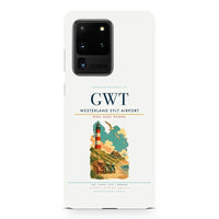 Thumbnail for Westerland Sylt Airport GWT design on samsung case - white