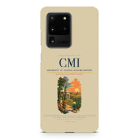 Thumbnail for University of Illinois Willard Airport CMI design on samsung case - beige