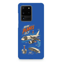 Thumbnail for How Planes Fly V2 design on samsung case - blue