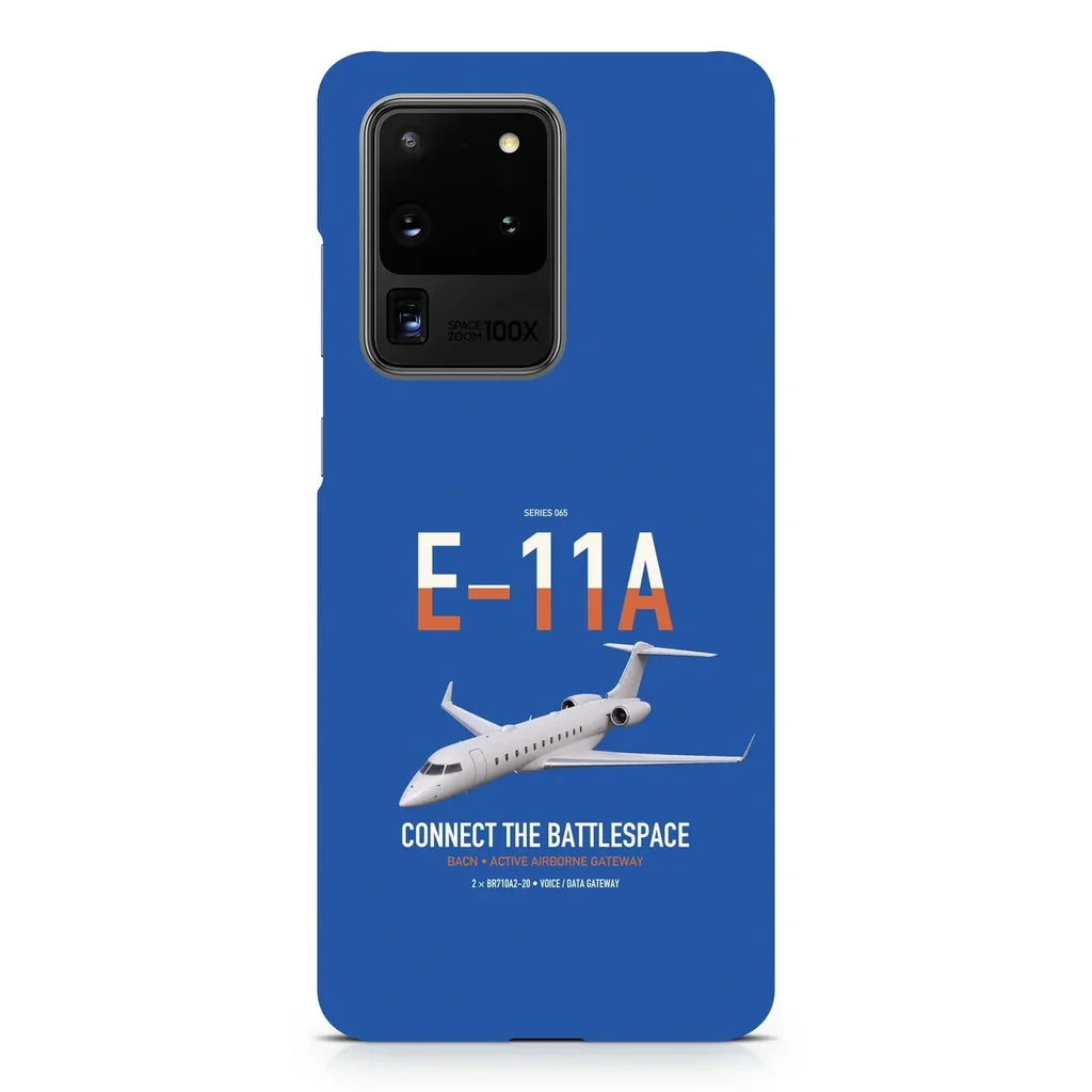 E-11A BACN design on samsung case - blue