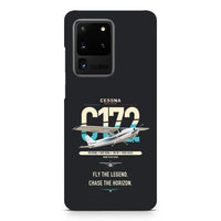 Thumbnail for Cessna 172 Skyhawk design on samsung case - black