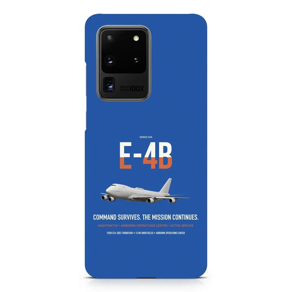 E-4B Nightwatch design on samsung case - blue