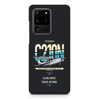 Thumbnail for Cessna T210N Centurion design on samsung case - black