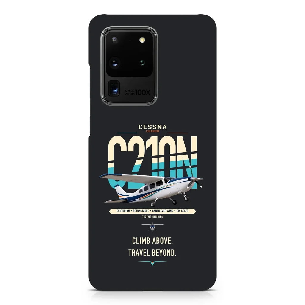 Cessna T210N Centurion design on samsung case - black