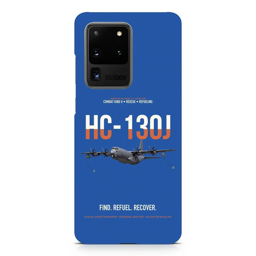 HC-130J COMBAT KING II design on samsung case - blue