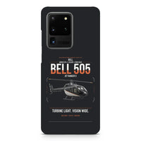 Thumbnail for Bell 505 Jet Ranger X design on samsung case - black